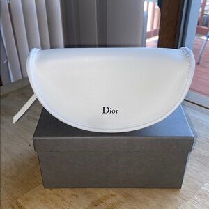 🆕 Dior White Sunglass Case